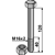 Schraube mit selbstsichernder Mutter 120 mm Nachbau  