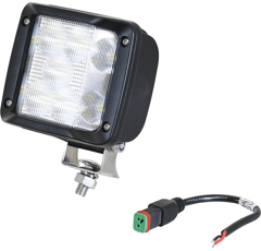 Phare de travail Carré 9 LED 10-30V 72W 9720 lumens 