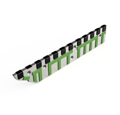 Contre-sep Gauche avec plaquettes carbure équerres et rechargement KUHN HUARD 279131 adaptable