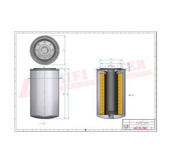 Filtre d'aération adaptable HIFI FILTER SAO6110