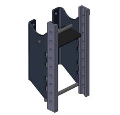 Lagerbock HVLB,W= 200 S25,Hürlimann Prince, Schwarz  