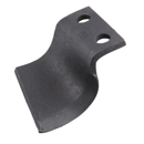 Couteau droit pour broyeur OOSTERLAAN S.T. RE adaptable - Blacksteel©