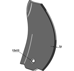Déflecteur latéral pour cultivateur DOUBLET RECORD 0423200 adaptable