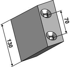 Aileron à soc gauche 71000331574 adaptable - BlackSteel©