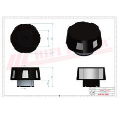 Filtre d'aération adaptable HIFI FILTER FS295