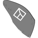 Versoir droit pour charrue GREGOIRE BESSON 173492 adaptable - Blacksteel©