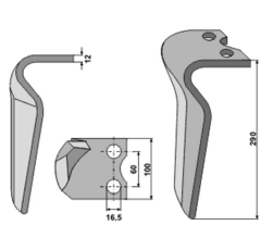 Kreiseleggenzinken - rechts= RH 93 R RH93RPEGORARO RH  Pegoraro