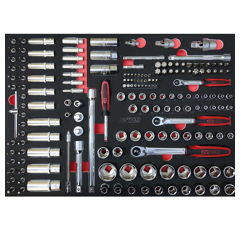 Coffret de 175 douilles et accessoires 1/4" 3/8" 1/2" | KS TOOLS