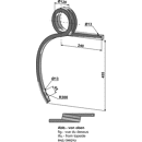 Schwergrubberstiel, gedreht - rechts 101304541 Maschio, Strom Nachbau