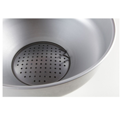 Couloir à lait avec grilles en aluminium ∅ 30 cm KAMER