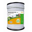 Elektroseil - 6mm - 6 x 0,20 Niro - weiß