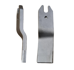 Lame Droite avec plaquettes carbure KUHN K1602810 adaptable
