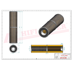 Filtre hydraulique adaptable HIFI FILTER SH62092