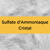 Sulfate d'Ammoniaque - Cristal