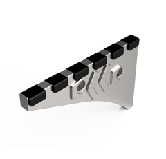 Nez de contre-sep Gauche avec plaquettes carbure équerre et renfort acier PÖTTINGER 929101050 adaptable