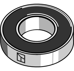 Palier pour bineuse adaptable - BlackSteel©