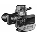 Flanschzugmaul automatisch 140 x 80 mm,  Schwarz      