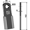 Fléau pour broyeur RC162x50mm GREENTEC 8497001 adaptable - Blacksteel©