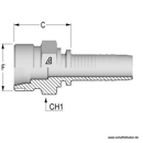 Pressnippel 16S M24x1,5 DN13ILM2416SAG Alfagomma