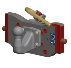 Kugeleinsatz Kugel 50,W= 270 S32, Schwarz  