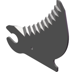 Couteau pour presse à balle CASE IH 84056505 adaptable