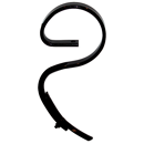 Mini dent soc étroit de bineuse agricole KONGSKILDE 25 x 8 mm