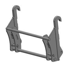 Interface pour télescopique JCB Q FIT REG/FAUCHEUX B adaptable