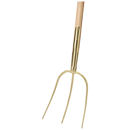 Fourche à litière 3 dents - 260 x 200 mm