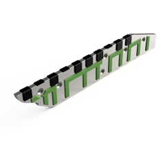 Contre-sep Gauche carbure équerres et rechargement pour charrue KUHN HUARD 278078 adaptable