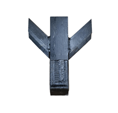 Tiefenlockerermeißel und Flügel QUIVOGNE SCD041220 - Nachbau gehärtet