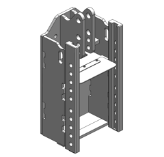 Lagerbock HVLB,W= 311 S30,Fendt Favorit 600 AGCO-Grau, Scharmüller