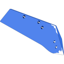 Wechselspitzenschar - rechts SSP293OSM Rabe by Muzzi Industrie
