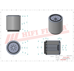 Filtre à gasoil separateur d'eau adaptable HIFI FILTER SN912510