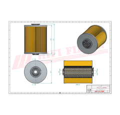 Filtro diesel HIFI FILTER SN4001 Adaptable