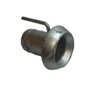 Raccord cannelé galva (avec poignée) PERROT 159 mm mâle