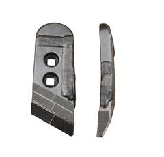 Pointe Droite avec plaquettes carbure, rechargement, plaquettes arrière et latérale KVERNELAND 53090 adaptable