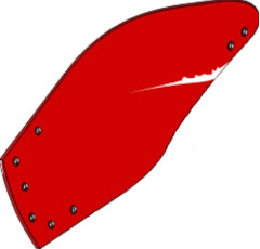 Versoir gauche pour charrue VOGEL & NOOT PR7.000.02 adaptable - BlackSteel©