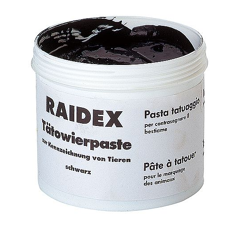Pâte à tatouer noire 600 g - RAIDEX