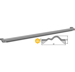 Kratzbodenleiste KEMPER 08307 Nachbau  