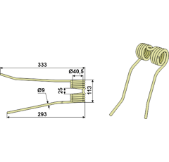 Federzinken PZ191 Nachbau  