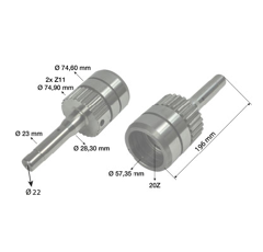 Zapfwelle - Antriebswelle 83983800 NEW HOLLAND - Nachbau