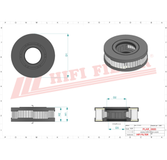 Filtre d'aération adaptable HIFI FILTER SAO7084