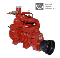 Kompressor 8.100 l/min, Sauganschluss 60 mm, Schmierung gepresst Battioni & Pagani