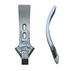 Soc de cultivateur avec plaquettes carbure, plaquettes arrière et rechargement 140 mm TOUTES MARQUES adaptable