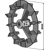Disco Crosskill dcho. Ø 400 mm para rodillo desterronador LEMKEN 4239011 adaptable