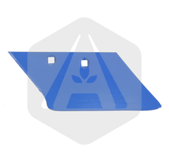 Soc de rasette droit pour charrue RABE 27156001 adaptable