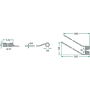 Federzinken NIEMEYER 10502 - 600012 links GW183G - Nachbau
