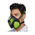 Demi-masque A2P3 pour phytosanitaire 8100 - BLS