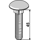 Flachrundschraube 603/10x45 8.8- galvanisch verzinkt 