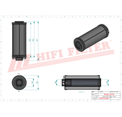 Filtre hydraulique adaptable HIFI FILTER SH74190